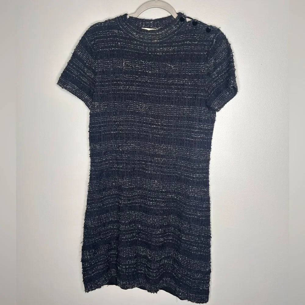 Kate Spade Tweed Striped Shift Dress